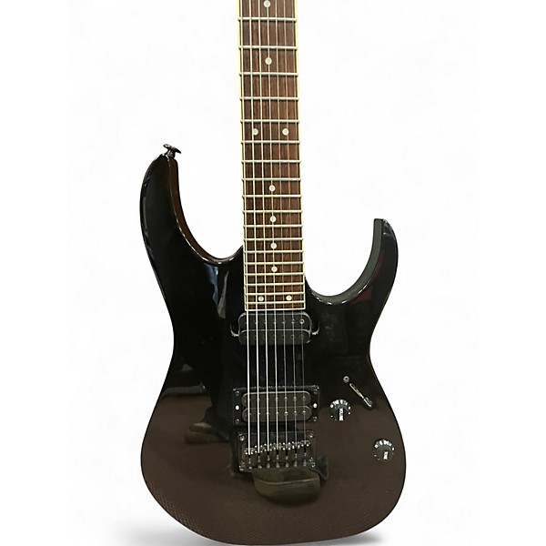 Used Ibanez RG7321 7 String Black Solid Body Electric Guitar