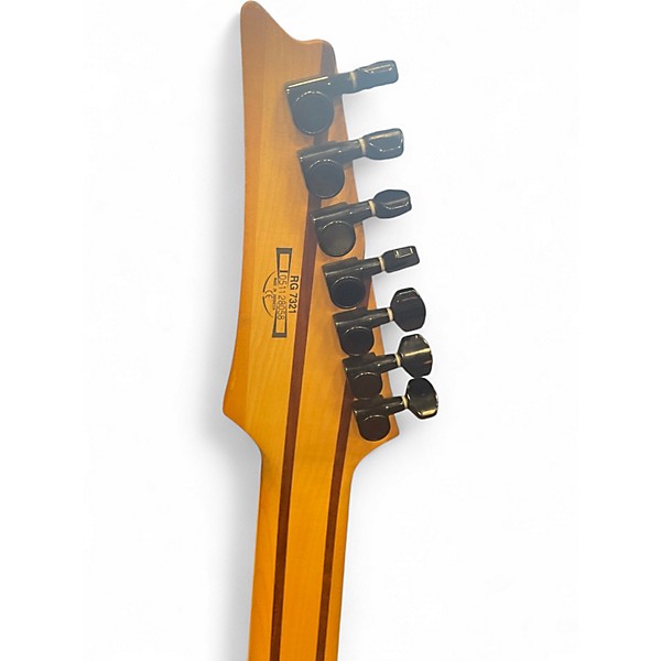 Used Ibanez RG7321 7 String Black Solid Body Electric Guitar