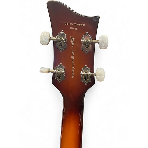 Used Hofner B-Bass Hi-Series Tobacco Burst Electric Bass Guitar