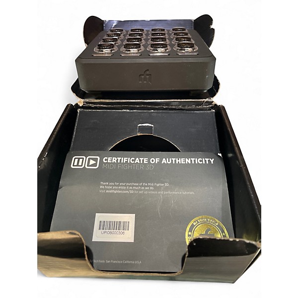 Used DJ TECH midi fighter 3d MIDI Utility