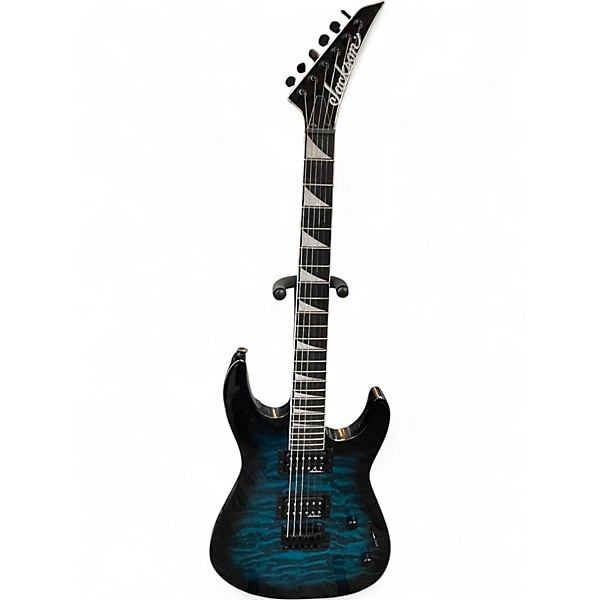 Used Jackson JS20 DKQ Trans Blue Solid Body Electric Guitar