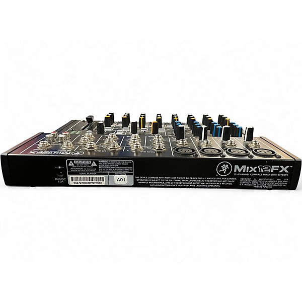 Used Mackie Mix12FX 12-Channel Compact Mixer With Effects Unpowered Mixer