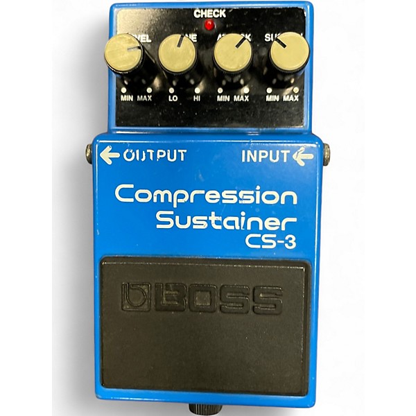 Used BOSS CS3 Compressor Sustainer Effect Pedal