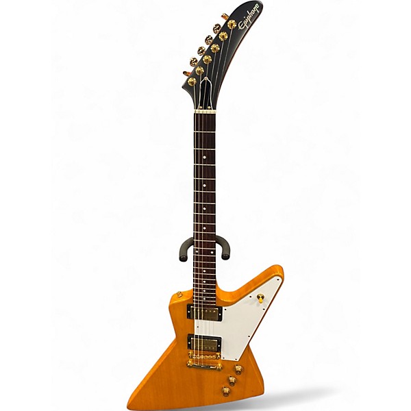 Used Epiphone EXPLORER INSPIRED BY GIBSON Natural Solid Body Electric Guitar