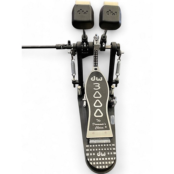 Used DW 3000 Series Double Double Bass Drum Pedal