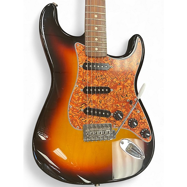 Used Fender Standard Stratocaster Brown Sunburst Solid Body Electric Guitar