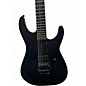 Used ESP LTD M-FR Black Metal Black Solid Body Electric Guitar