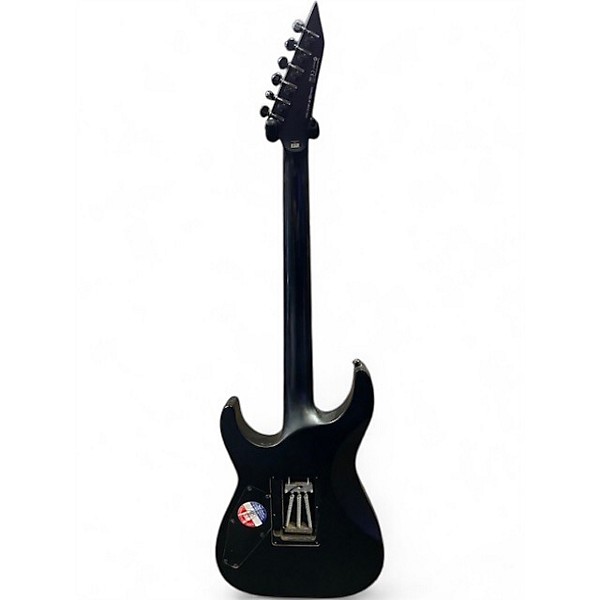 Used ESP LTD M-FR Black Metal Black Solid Body Electric Guitar