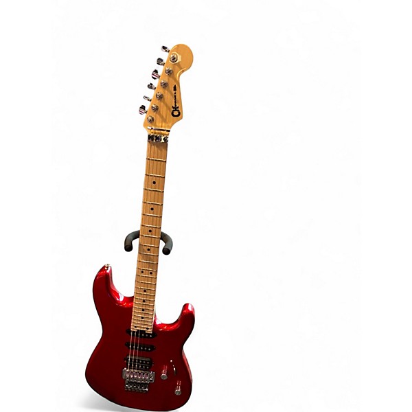 Used Charvel MJ San Dimas Style 1 HSS FR Metallic Red Solid Body Electric Guitar
