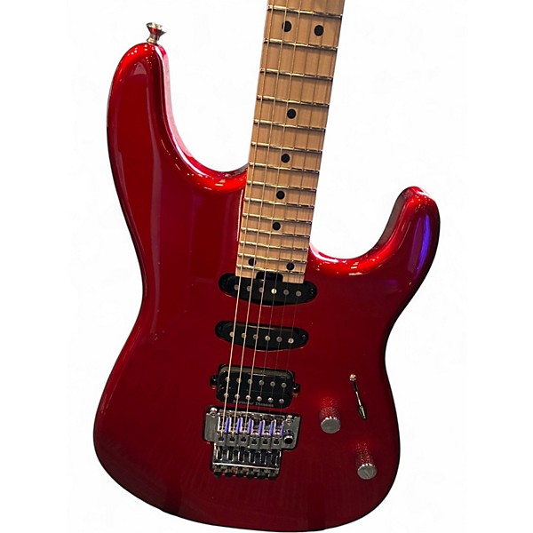 Used Charvel MJ San Dimas Style 1 HSS FR Metallic Red Solid Body Electric Guitar