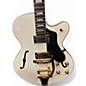Used Arbor AJ-140 Antique White Hollow Body Electric Guitar