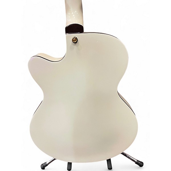 Used Arbor AJ-140 Antique White Hollow Body Electric Guitar