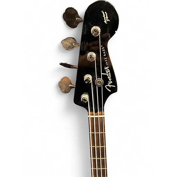 Used Fender Aerodyne Jazz Bass Black Electric Bass Guitar