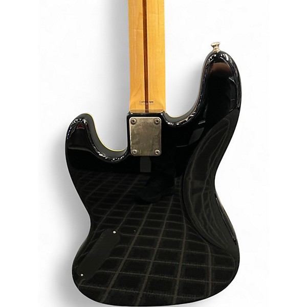 Used Fender Aerodyne Jazz Bass Black Electric Bass Guitar