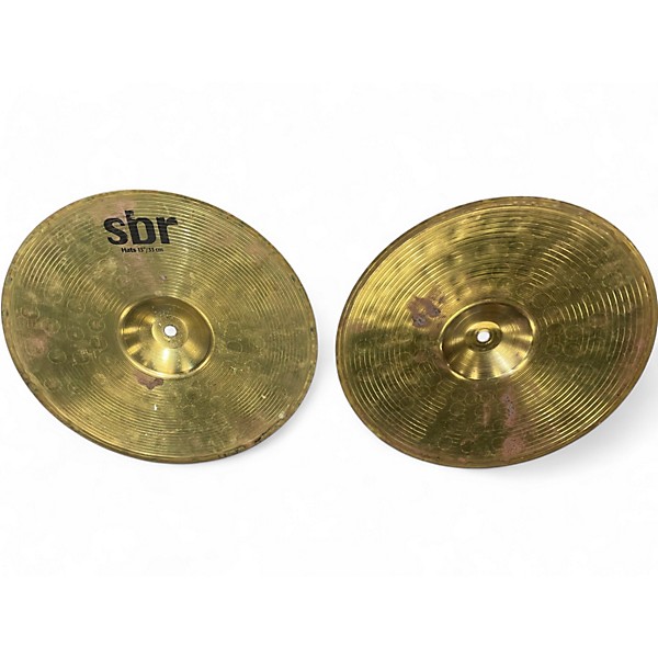 Used SABIAN 13in SBR Hi Hat Pair Cymbal