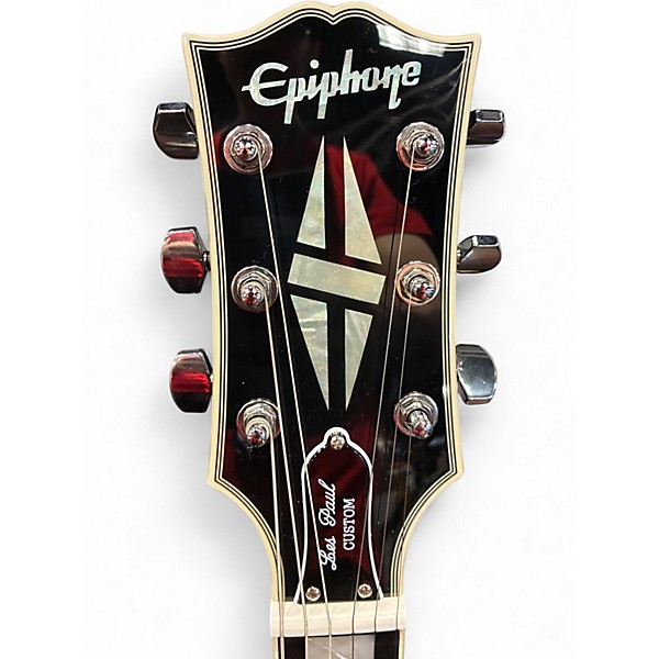 Used 2024 Epiphone Adam Jones SIGNATURE '79 LES PAUL CUSTOM SILVER BURST Solid Body Electric Guitar