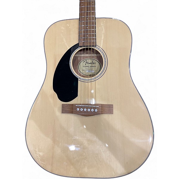 Used Fender CD-60S LH  Natural Acoustic Guitar