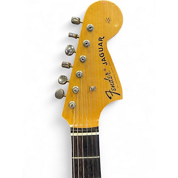 Used 1993 Fender Jaguar Olympic White Solid Body Electric Guitar