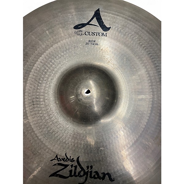 Used Zildjian 20in A Custom Medium Ride Cymbal