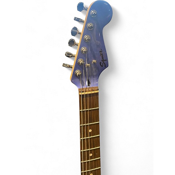 Used Squier Stratocaster HSS Blue Solid Body Electric Guitar