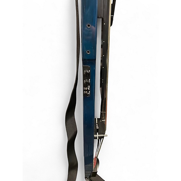 Used Stagg hdb200 Trans Blue Upright Bass