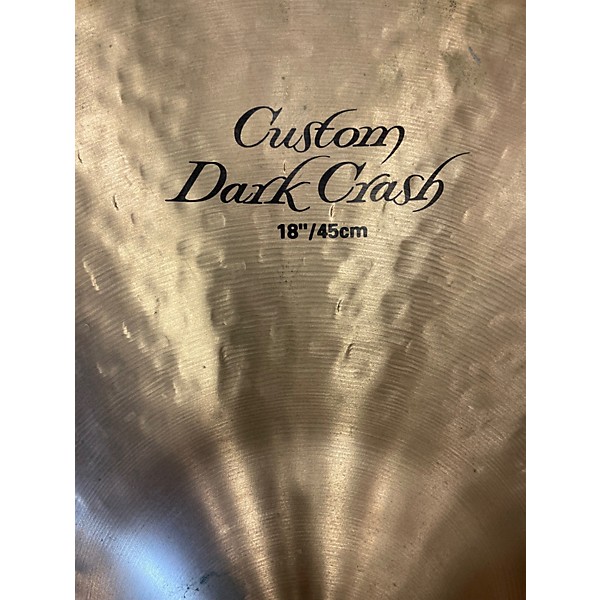 Used Zildjian 18in K Custom Dark Crash Cymbal