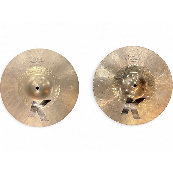 Used Zildjian 13.25in Custom hybrid HiHat Cymbal