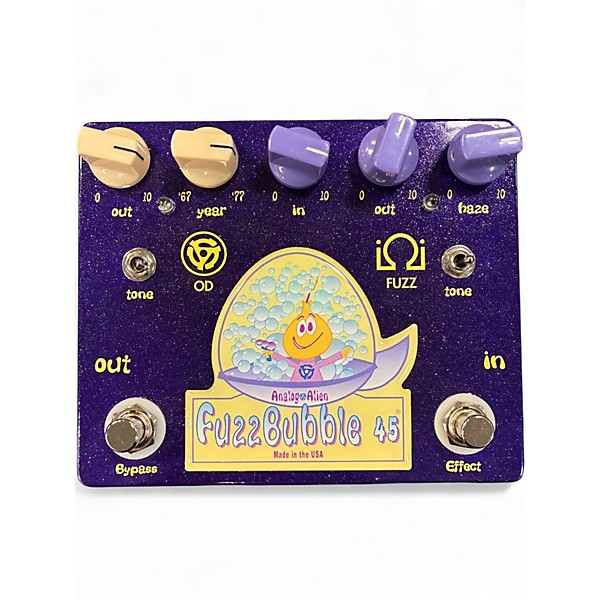 Used Analog Alien FUZZBUBBLE 45 Effect Pedal