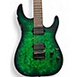 Used Schecter Guitar Research CR6 aqua burst Solid Body Electric Guitar