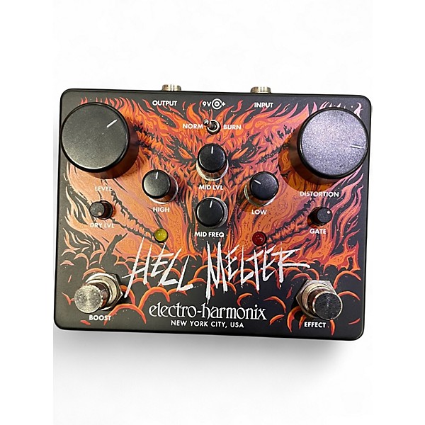 Used Electro-Harmonix HELL MELTER Effect Pedal