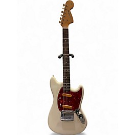 Vintage 1965 Fender Mustang White Solid Body Electric Guitar