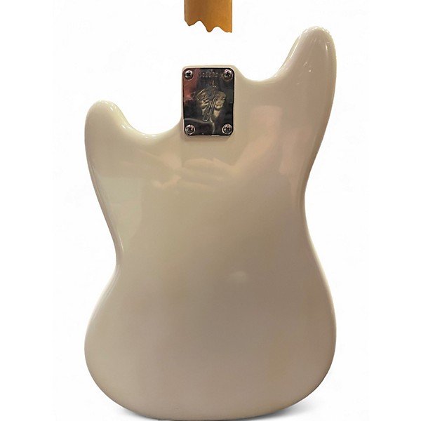 Vintage 1965 Fender Mustang White Solid Body Electric Guitar