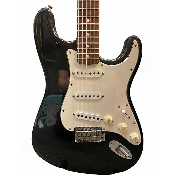 Vintage 1987 Fender 1962 Reissue Stratocaster Black Solid Body Electric Guitar