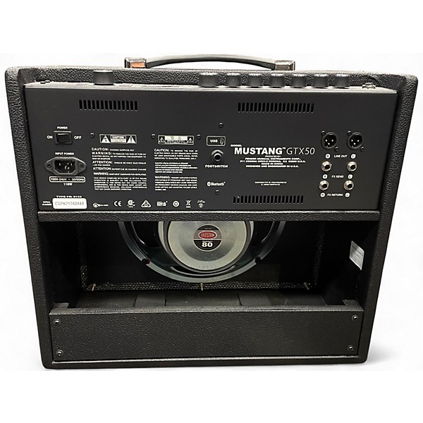 Used Fender GTX50 Mustang 1X12 Guitar Combo Amp
