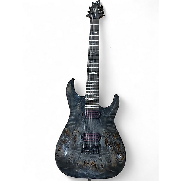 Used Schecter Guitar Research OMEN ELITE 7 Natural Solid Body Electric Guitar