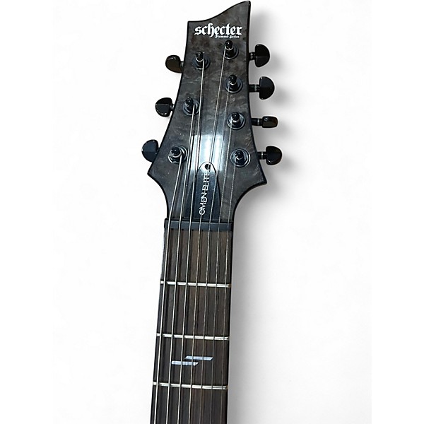Used Schecter Guitar Research OMEN ELITE 7 Natural Solid Body Electric Guitar