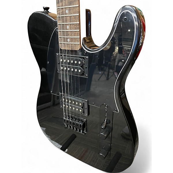 Used Squier FSR Standard Telecaster HH Black Solid Body Electric Guitar