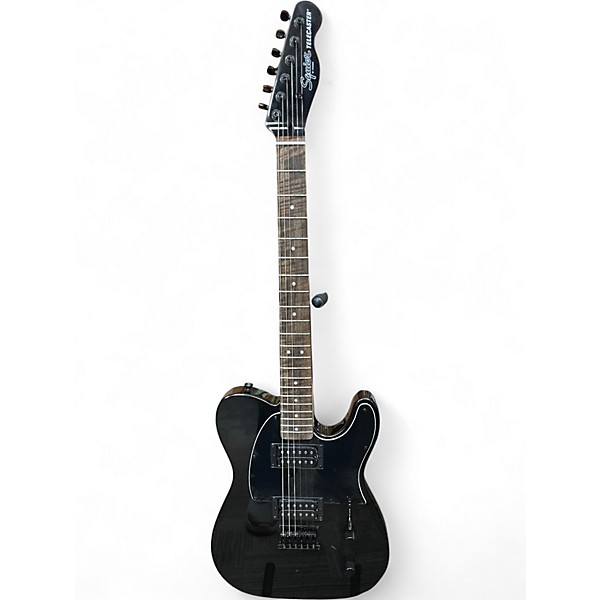 Used Squier FSR Standard Telecaster HH Black Solid Body Electric Guitar