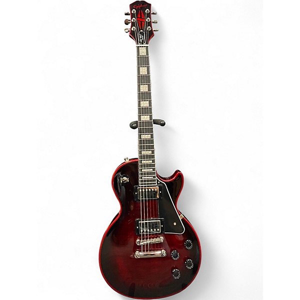 Used Epiphone Les Paul Custom Widow Red Solid Body Electric Guitar