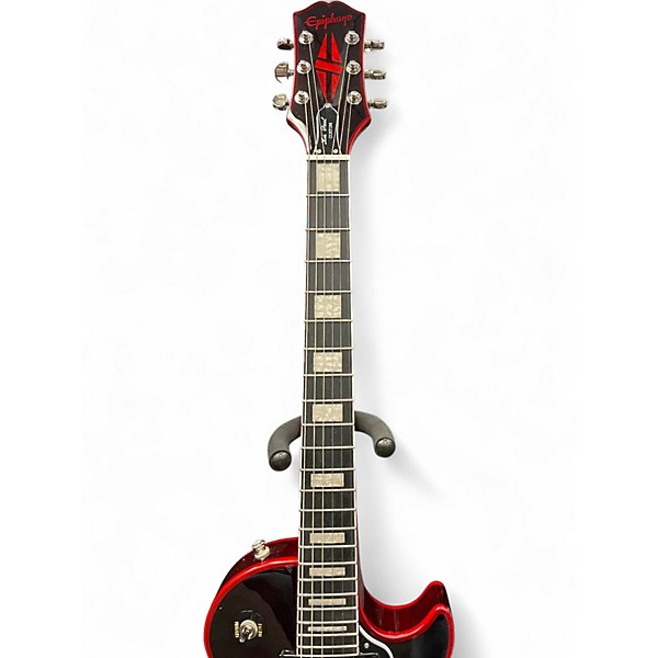 Used Epiphone Les Paul Custom Widow Red Solid Body Electric Guitar