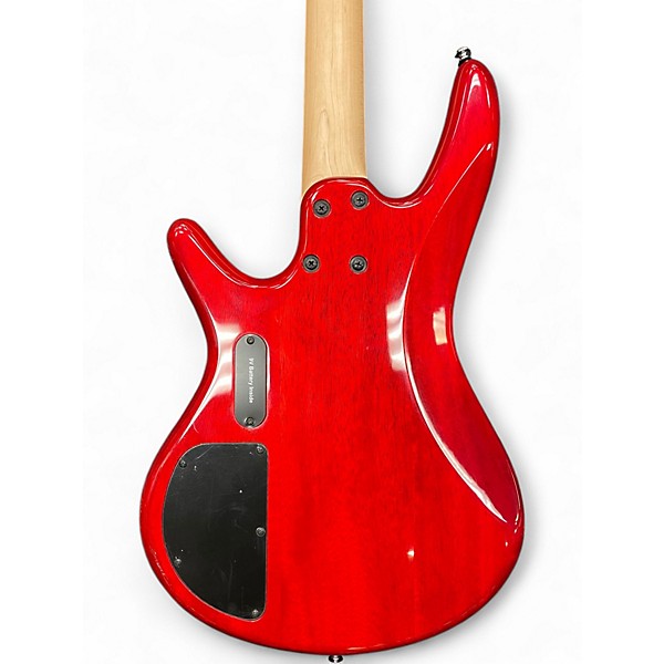 Used Ibanez GSR200 Trans Red Electric Bass Guitar