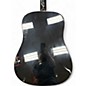Used Fender CD60 Dreadnought Black Acoustic Guitar