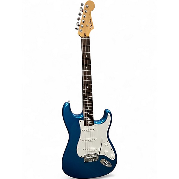 Used Fender Standard Stratocaster Blue Solid Body Electric Guitar