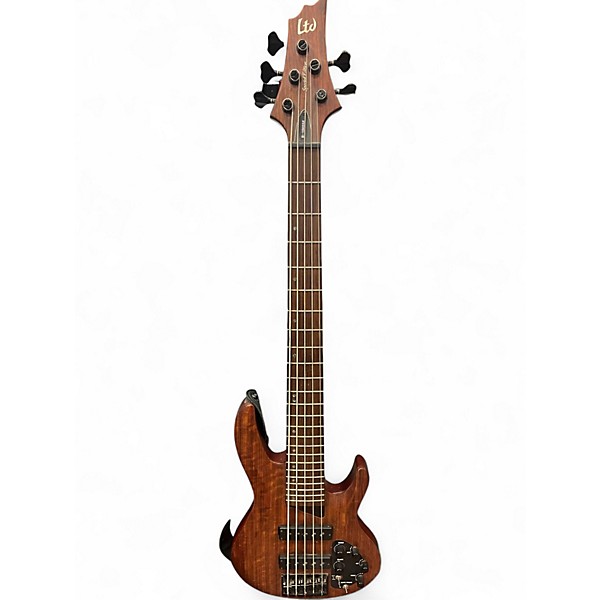 Used ESP B1005 5 String Natural Electric Bass Guitar
