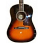 Used Fender Ron Emory Loyalty Slope Shoulder 3 Tone Sunburst Acoustic Guitar