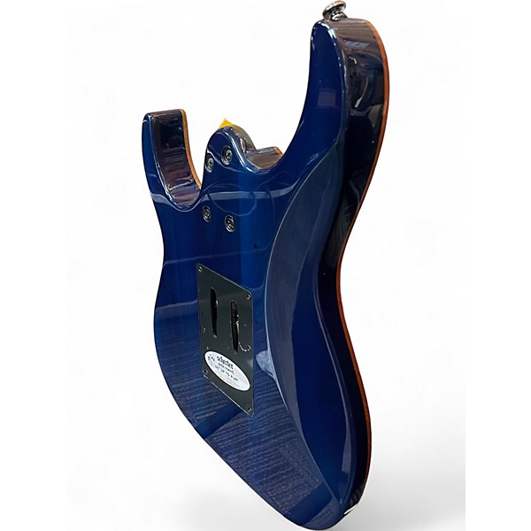 Used Schecter Guitar Research Omen Extreme 6 Floyd Rose Blue Solid Body Electric Guitar