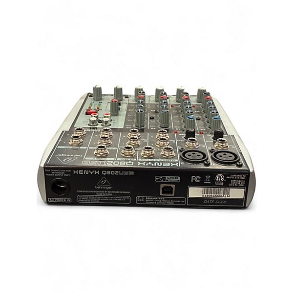Used Behringer Xenyx Q802USB Unpowered Mixer