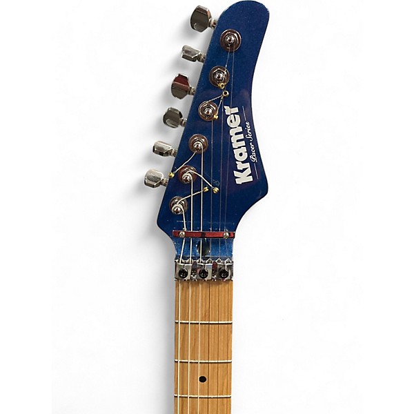 Used Kramer Pacer Classic Metallic Blue Solid Body Electric Guitar