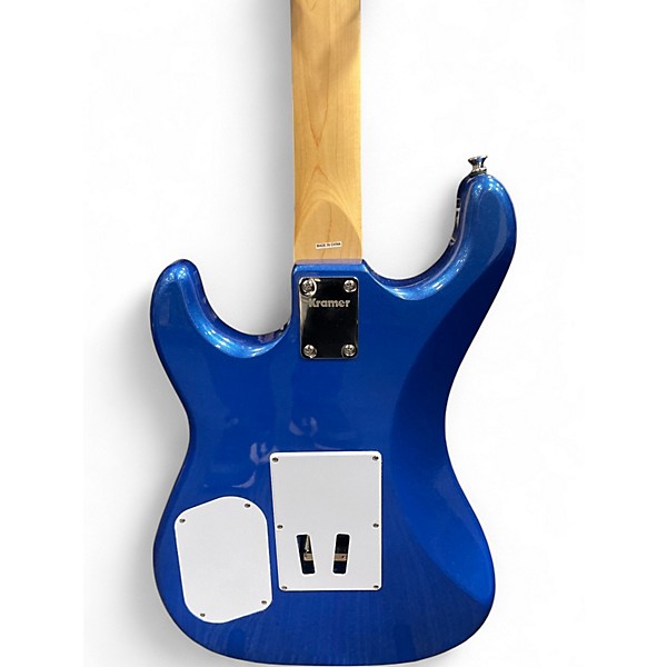 Used Kramer Pacer Classic Metallic Blue Solid Body Electric Guitar