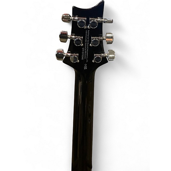 Used PRS SE Custom 24 Black Gold Burst Solid Body Electric Guitar